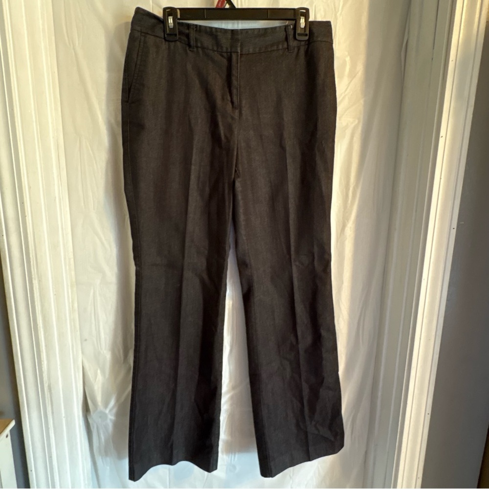 J. Jill Pants Women’s Size 10 Black Straight Wide Leg Career Stretch Trouser